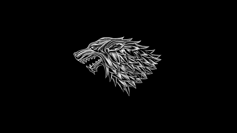 sigils, House Stark, 1080P, Game of Thrones, wolf