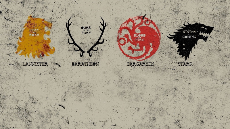 Game of Thrones, A Song of Ice and Fire, poster, 1080P, sigils