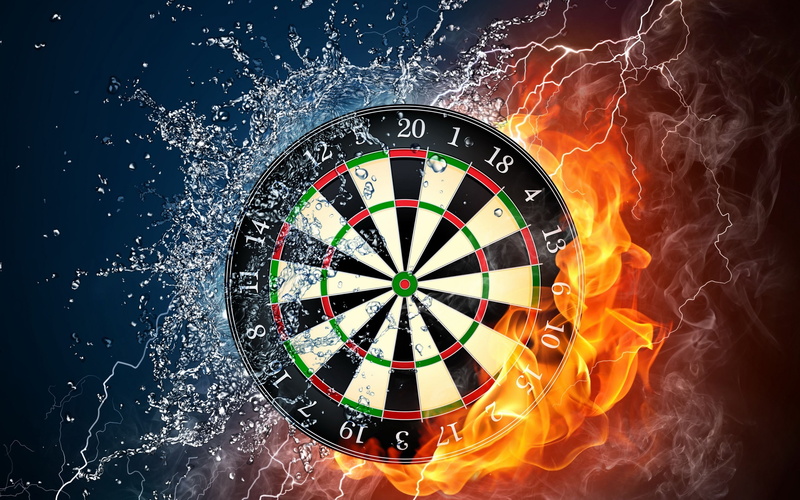 Spray, Fire, Pictures, Darts, 2K, Water, Smoke, Target, Creative
