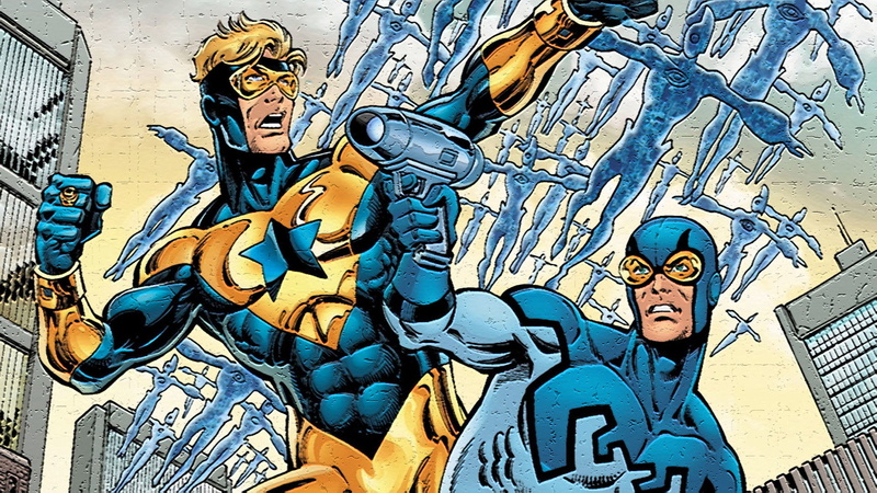 1080P, Comics, DC Comics, Booster Gold, Blue Beetle (DC Comics)