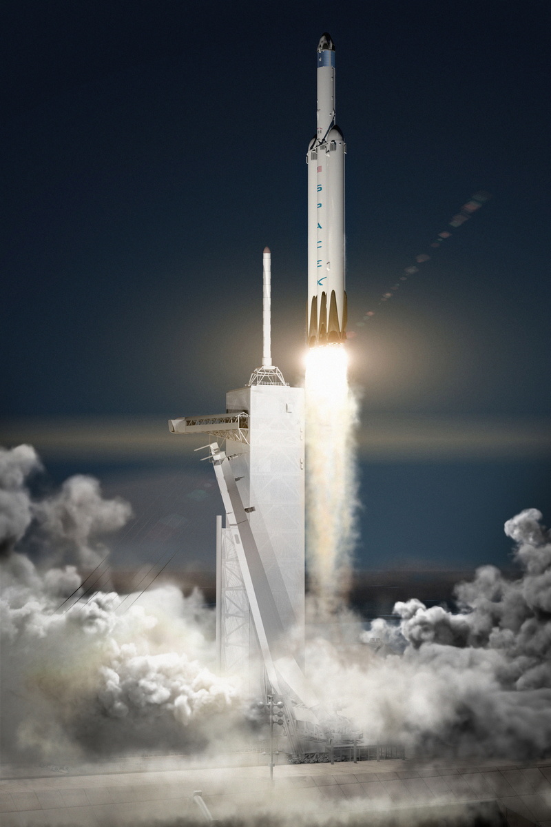 sky, space, motion, rocket, nature, architecture, air pollution, copy space, tower, heavy, mode of transportation, travel, cloud - sky, transportation