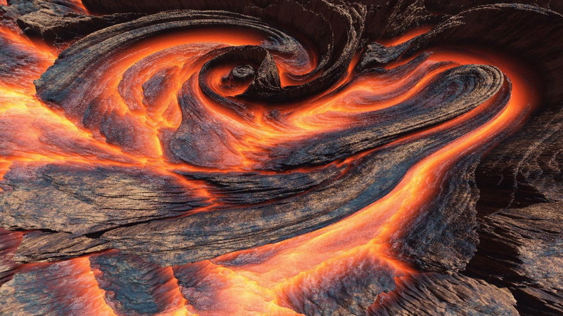 lava, nature, volcano, 1080P