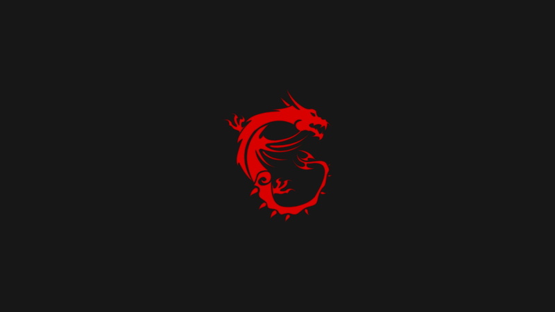 minimalism, dragon, MSI, computer, logo, 1080P, Simple