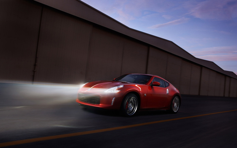 nissan, 1080P, z, magma, red, Nissan 370Z