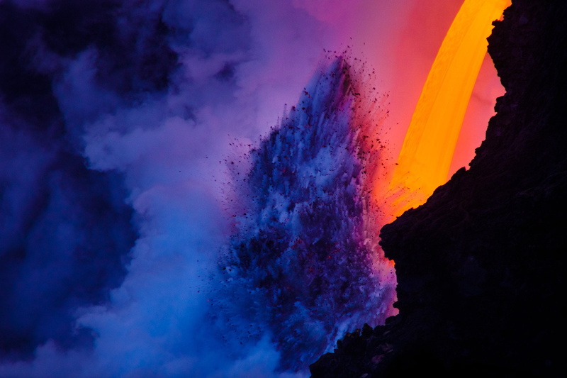 vulcan, magma, lava, 1080P, eruption, island