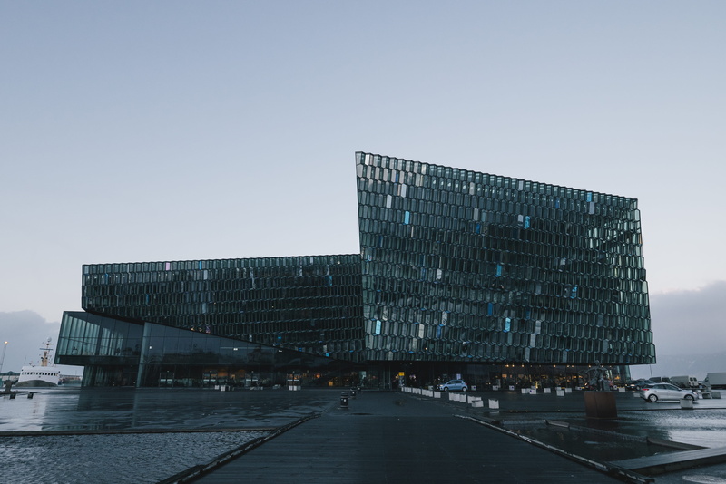iceland, harpa, no people, water, building exterior, office, reykjavik, design, concert, copy space, transportation, architecture, glass - material, city