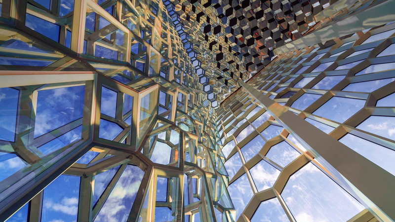Iceland, concert hall, Harpa, 1080P, Reykjavik
