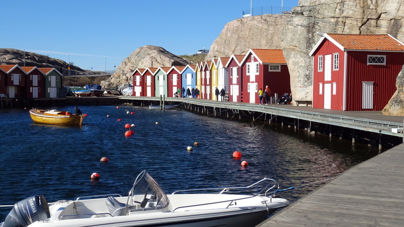 boat, harbor, transportation, waterfront, day, multi colored, sky, built structure, canal, fishing, architecture, building exterior, moored, building, nature