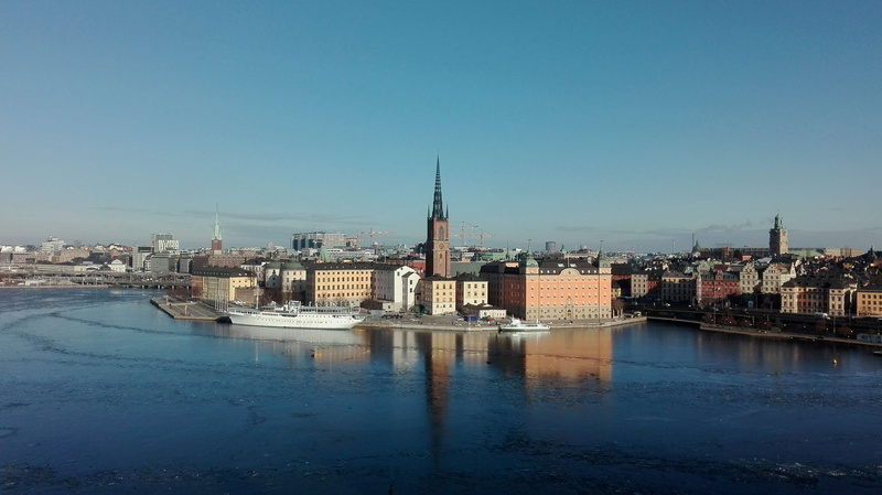 scandinavia, 4K, sea, church, ship, nordic countries, sweden, no people, building, cityscape, travel destinations, outdoors, built structure, sky, stockholm