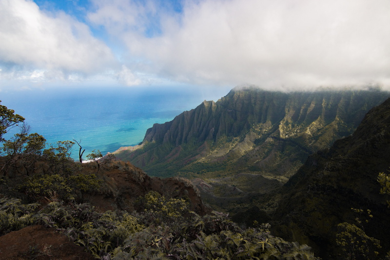 outdoors, napali, 5K, no people, na pali, cloud - sky, water, travel, hawaii hike, kauai, green mountains, beauty in nature, united states, hiking in hawaii