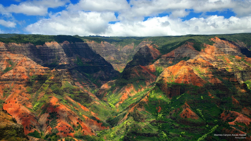 Nature, hawaii, canyon, kauai, waimea, 2K
