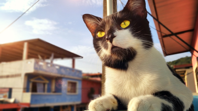 yellow eyes, animals, 5K, cat, Ecuador