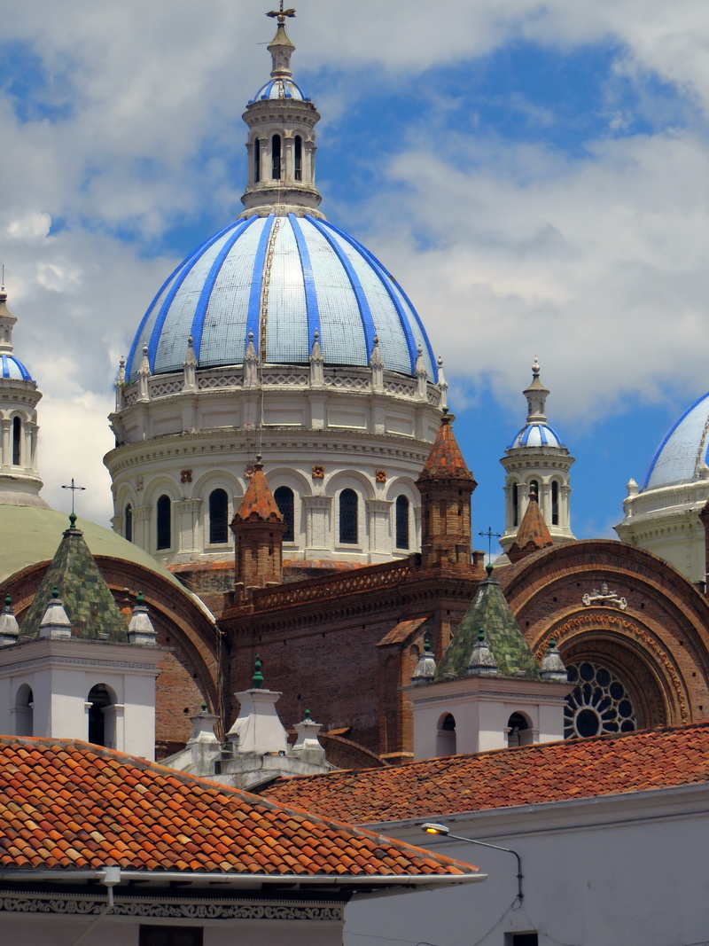 spirituality, cathedral, day, ecuador, building, dome, travel destinations, 4K, architecture, sky, nature, no people, place of worship, religion, arch