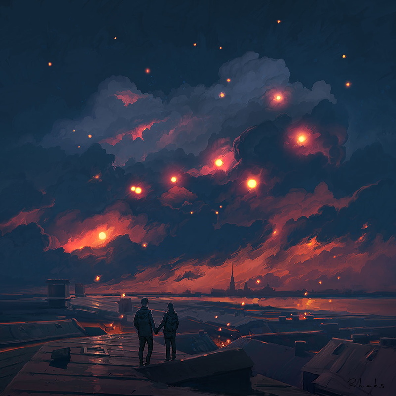digital art, painting, RHADS, artwork, 1080P