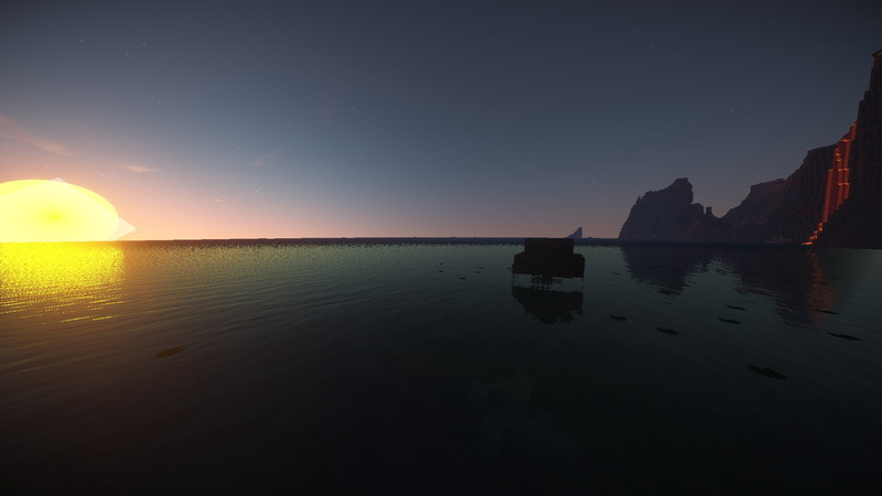 idyllic, tranquil scene, no people, body, reflection, star - space, Sun, nature, 1080P, sea, non-urban scene, waterfront, rock - object, night, tranquility