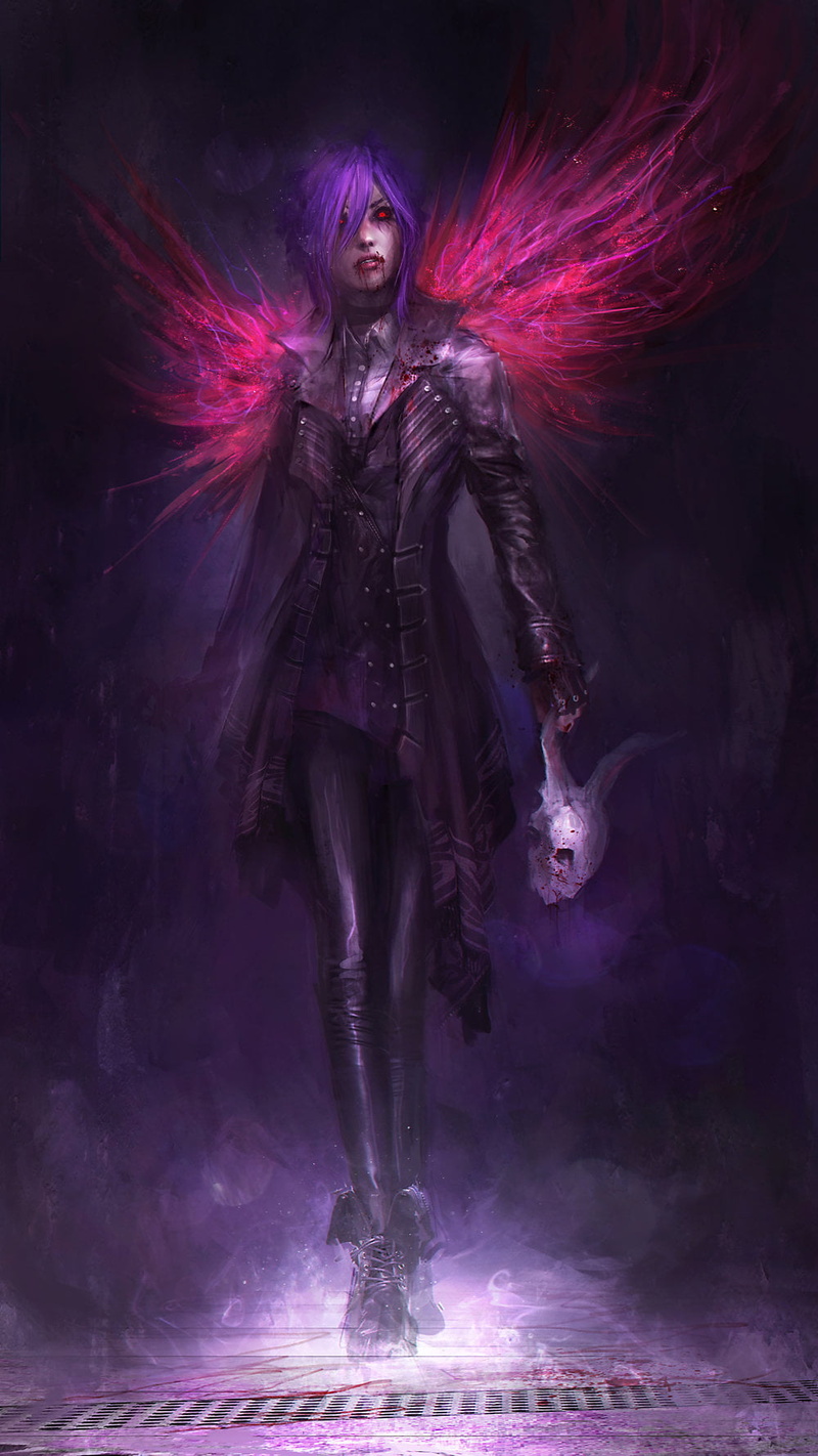 body paint, digital composite, poster, black background, full length, fantasy, fashion, clothing, adult, skull, studio shot, Tokyo Ghoul, redhead, beautiful woman
