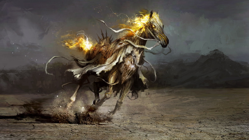 1080P, art, horse, plague, Daniel Kamarudin