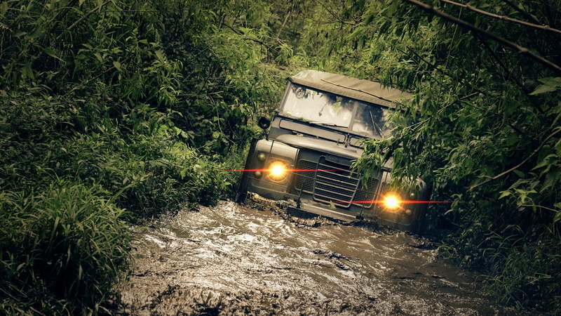 jungle, 1080P, off roading, offroad, boondocks, flooding, jeep, off road, land rover, mud, off road vehicle
