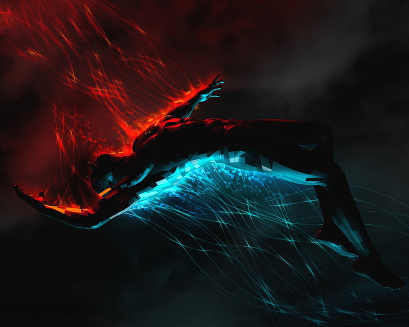 power in nature, backgrounds, beauty in nature, illuminated, blue, black background, heat - Temperature, danger, lava, night, pattern, artwork, black Color