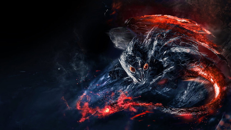 burnt, heat - temperature, night, water, monster, motion, 720P, black, power in nature, red, no people, smoke - physical structure, fire, nature