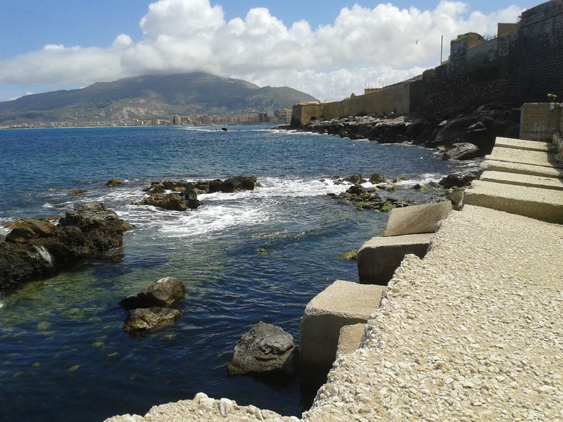 water, 2K, mountain, sky, Trapani, Italy, sea, cloud - sky, sunlight, land, beauty in nature, scenics - nature, rock, Sicily, nature, architecture, no people