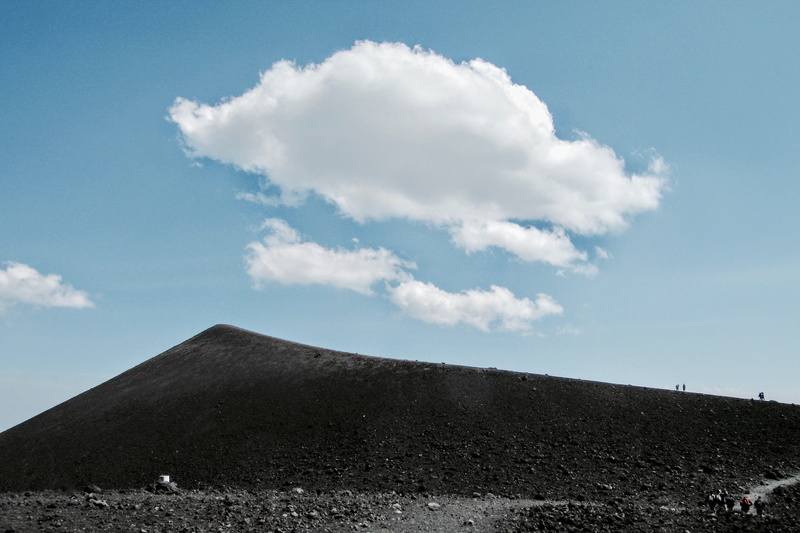 land, mountain, mountain peak, blue, idyllic, volcanic crater, planet, italy, volcano, vulcano, environment, sicily, cloud, cloud - sky, tranquility, outdoors