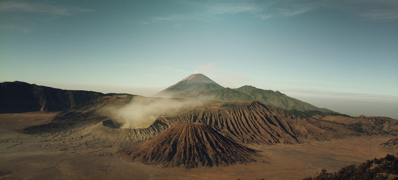 environment, volcanic Landscape, scenics, morning, fog, no people, mountain Peak, view, cloud - sky, travel, physical geography, landscape photography