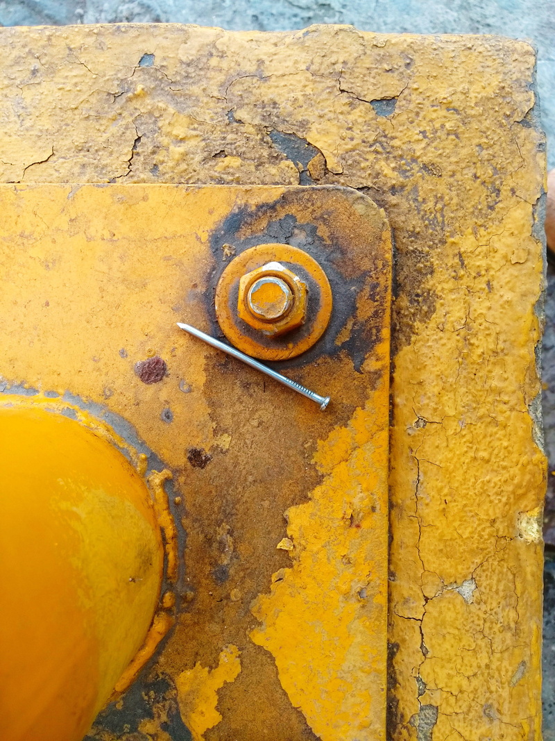 yellow, decline, contamination, backgrounds, textured, 4K, spiral, day, wall, old, architecture, full frame, unclean, no people, iron, wood - material