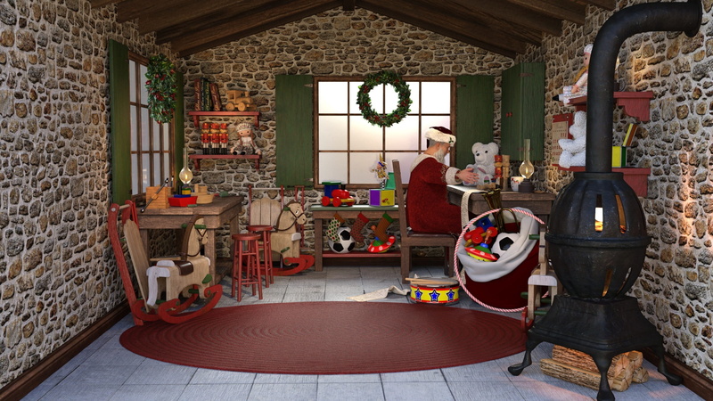 atmosphere, table, advent, domestic room, black, inside, festival, santa claus, december, chair, art and craft, background, contemplative, christmas time