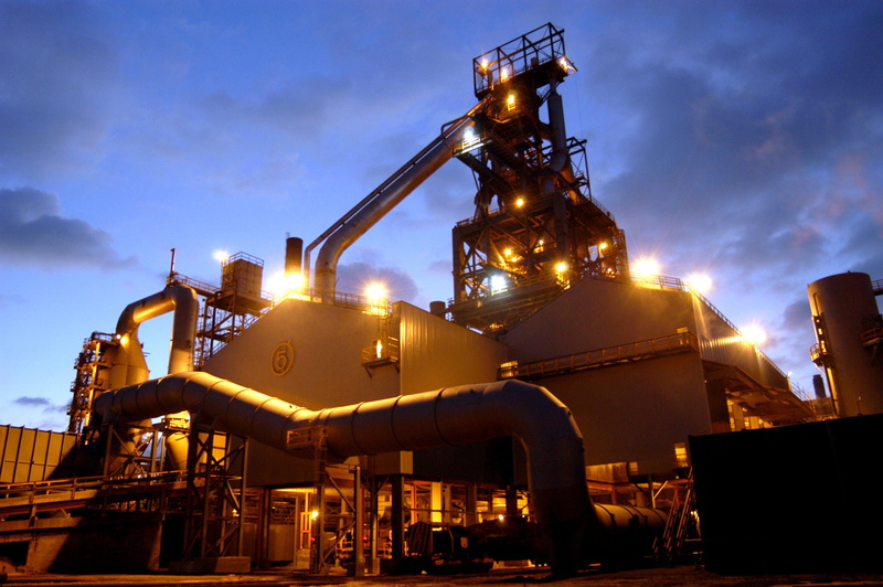 building exterior, "great britain", "united kingdom", sunset, night, furnace, transportation, business, Corus, blast, nature, outdoors, pollution, Blast Furnace