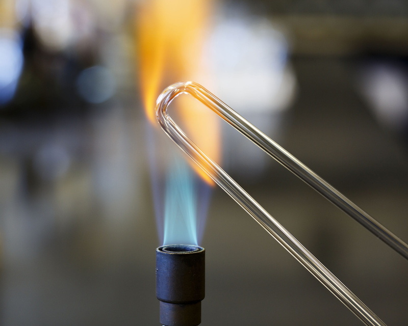 torch, production, accuracy, glass, tools, no people, temperatures, orange, metal, blowing, laboratory, tubing, selective focus, smoke - physical structure