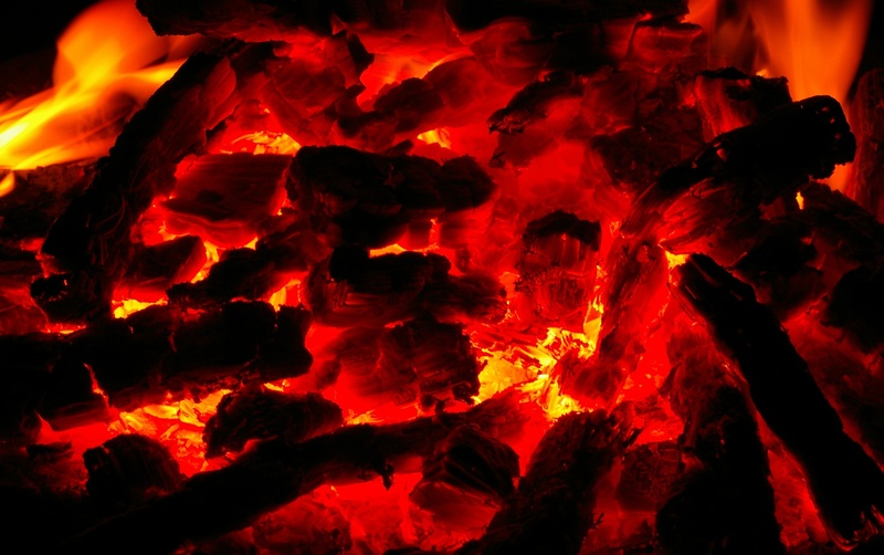 campfire, warm, hot, light, full frame, fire, bonfire, kindle, garden, heat, night, party, black background, black, heiss, coal, charcoal, summer, red