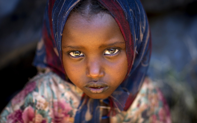 girl, 1080P, africa, little, borana, ethiopia
