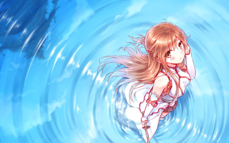 girls, acg, meng, sword, animation, japanese anime, online, anime, girl, anime girl, 1080P, shy, japanese, art, asuna