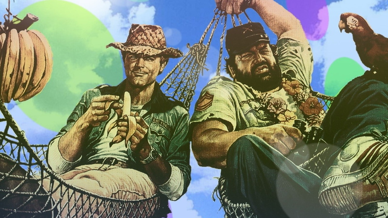 Bud Spencer, sculpture, men, lifestyles, portrait, real people, people, sky, two, representation, event, 1080P, art and craft, young adult, group of people