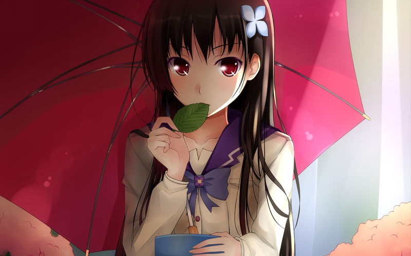 umbrella, japanese, acg, mi sange ceremony, meng, anime, sange, japanese anime, 1080P, ceremony, can, anime girl, girl, zombies, zombies can there be so meng