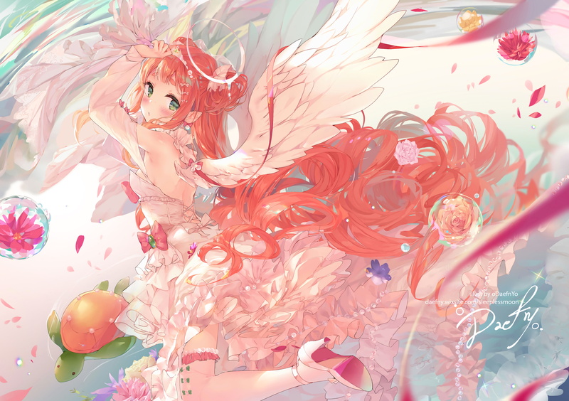 Atdan, anime girls, 8K