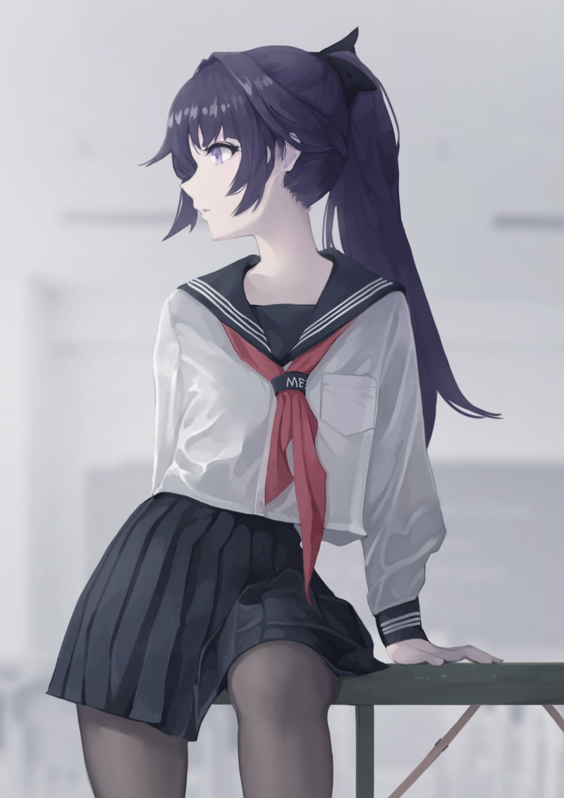 anime, anime girls, Honkai Impact 3rd, portrait display, 720P, school uniform, Yang Zheng Yu, Mei (Honkai Impact)