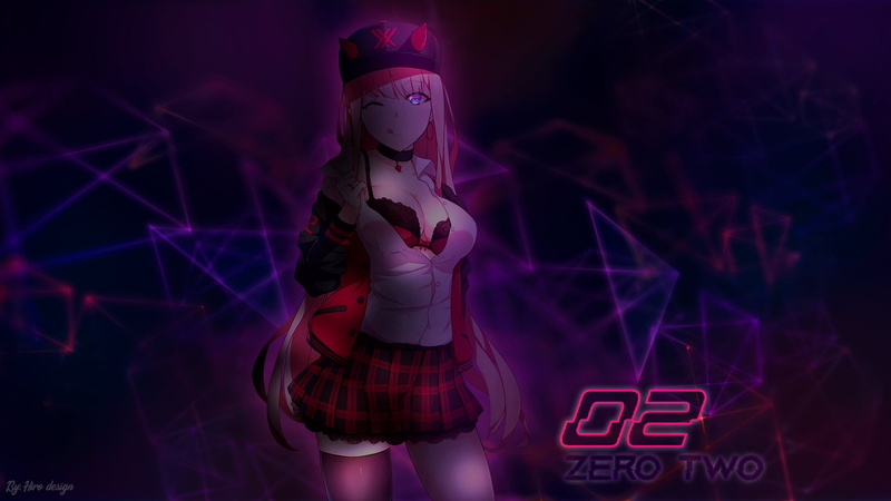 1080P, Darling in the FranXX, anime, Zero Two (Darling in the FranXX), anime girls, Code:002