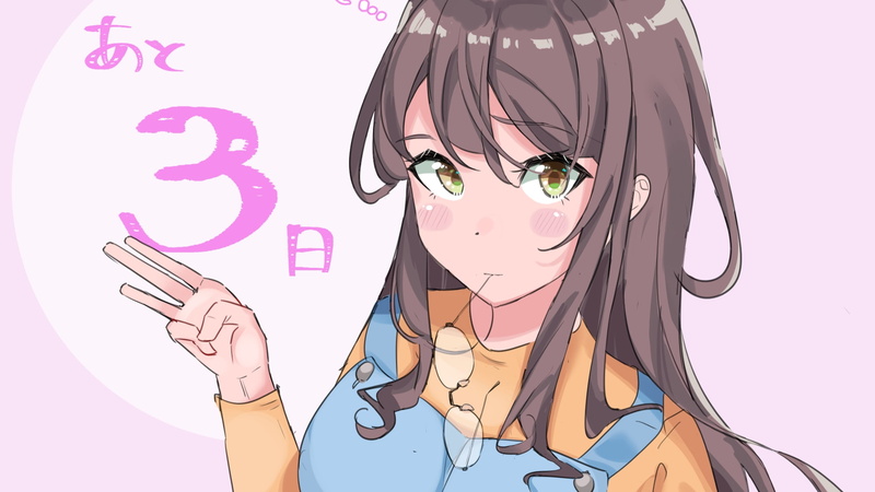 Rio Futaba, Seishun Buta Yarou wa Bunny Girl Senpai no Yume wo Minai, 1080P, Anime