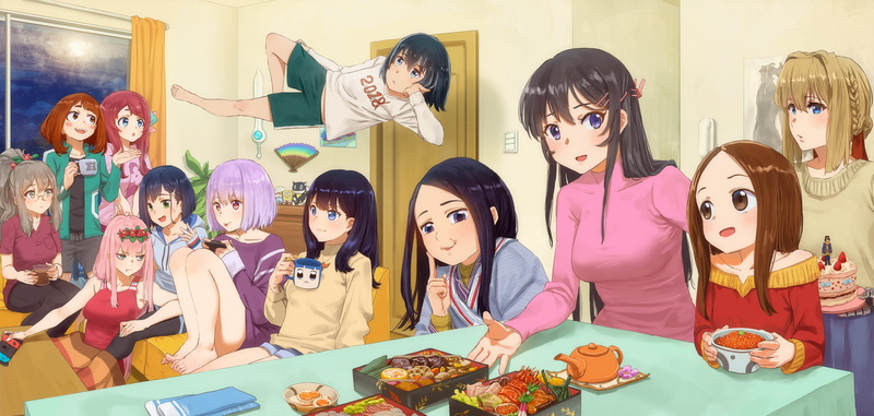 Violet Evergarden (Character), Mai Sakurajima, Karakai Jouzu no Takagi-san, Ochaco Uraraka, Golden Kamuy, SSSS.Gridman, Sakura Minamoto, Hinamatsuri, Takagi (Karakai Jouzu no Takagi-san)