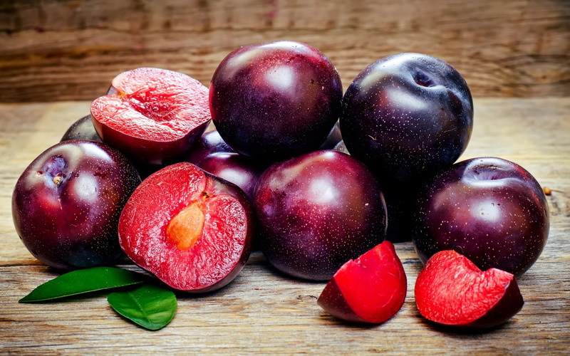 Prunus laurocerasus, Plums (Fruits), fruit, 1080P