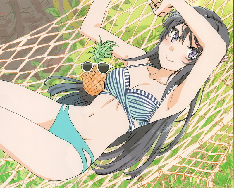 Anime, 1080P, Bikini, Seishun Buta Yarou wa Bunny Girl Senpai no Yume wo Minai, Mai Sakurajima