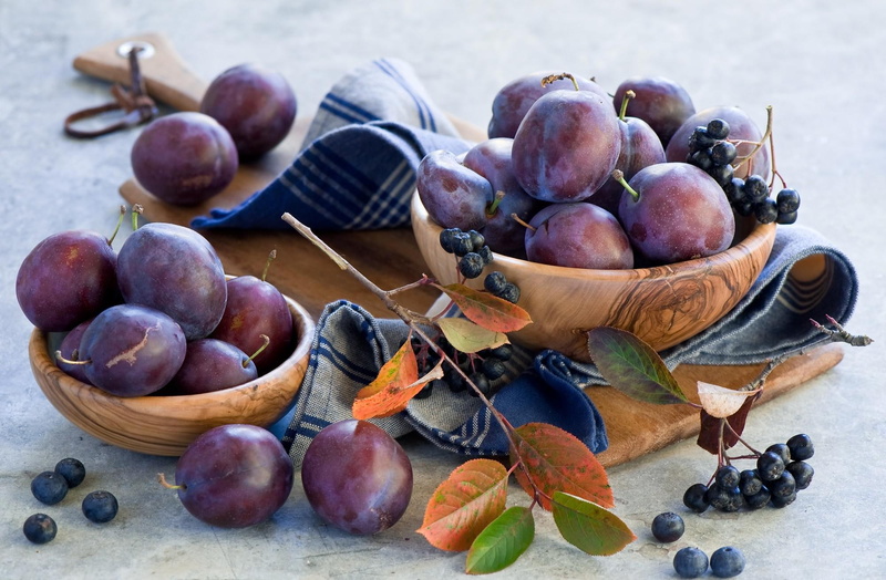 1080P, still life, life, still, berry, plum, fruit