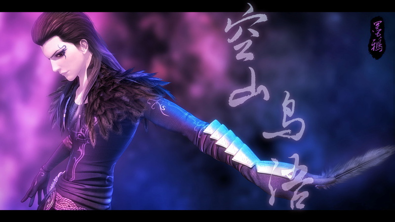 beautiful woman, illuminated, nightlife, night, young adult, adult, blue, 1080P, young women, creativity, one person, hairstyle, anime girls, females