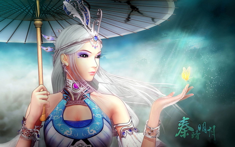 women, beauty, waist up, nature, portrait, adult, qinshi, young adult, front view, real people, beautiful woman, one person, human representation, Chinese animation