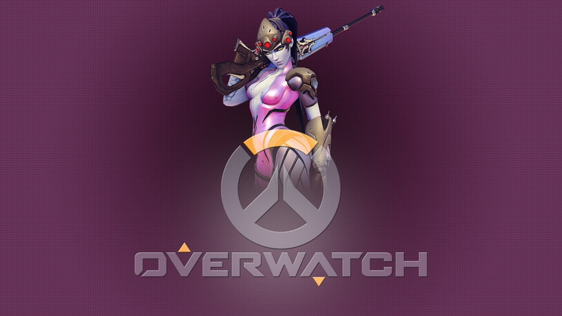 smiling, adult, 1080P, communication, indoors, video games, music, football, PT-Desu (Author), people, shape, Widowmaker (Overwatch), balance, red, women