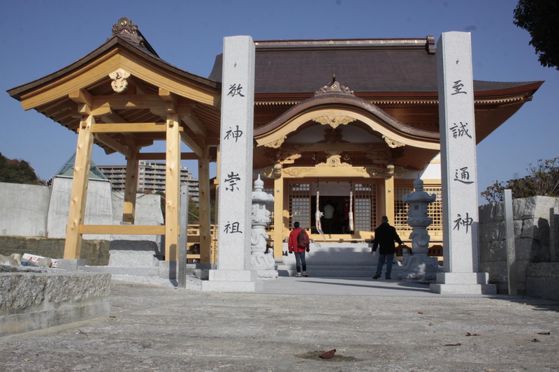 Temple, nature, travel destinations, 4K, cultures, incidental people, building Exterior, outside, place of worship, Japan, faith, asia, sky, real people