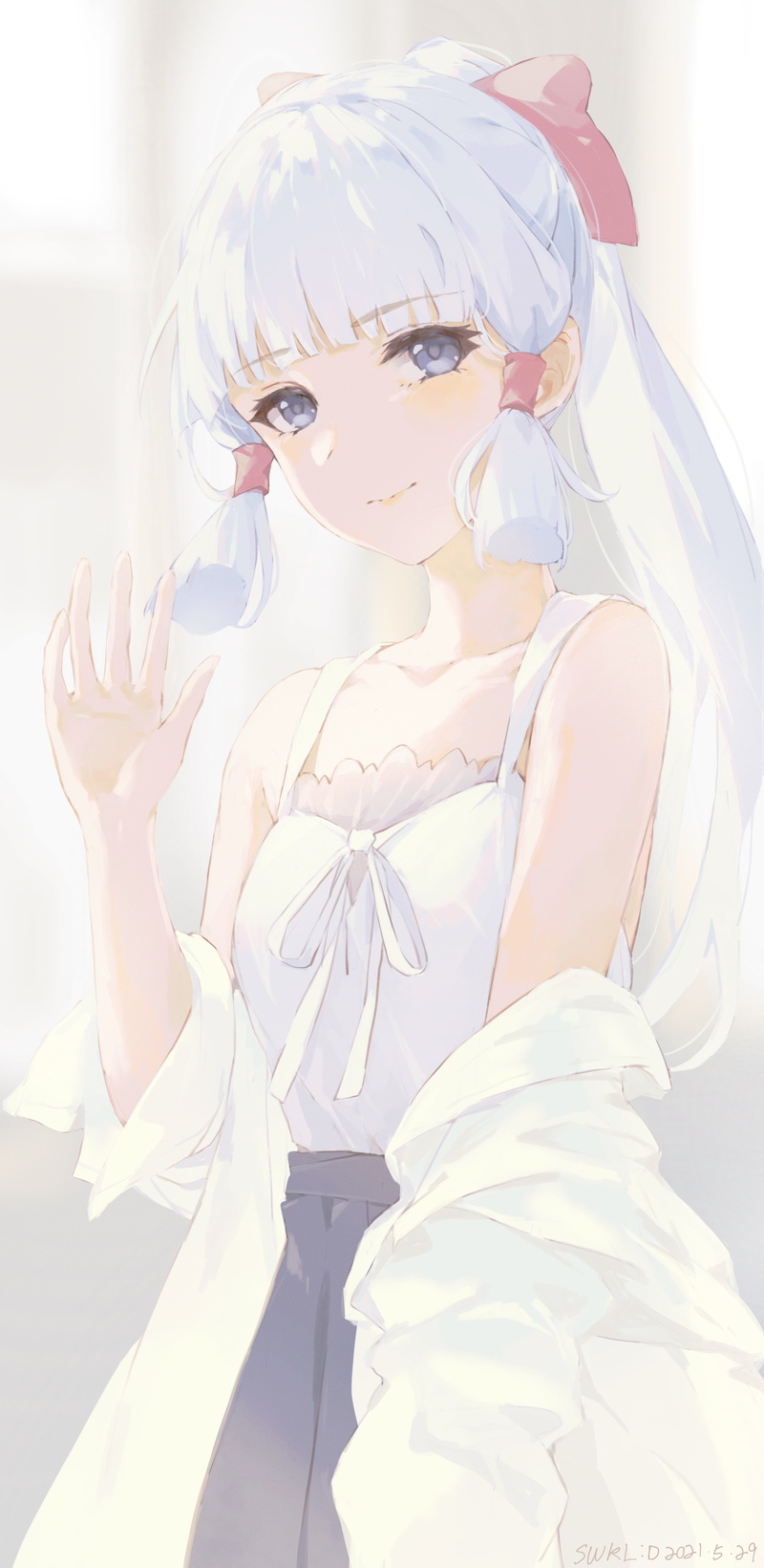 Kamisato Ayaka(Genshin Impact), anime girls, SWKL, 5K, Genshin Impact