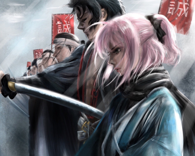 Fate/Grand Order, Fate Series, Okita Souji, Hijikata Toshizō (Fate/Grand Order), 1080P